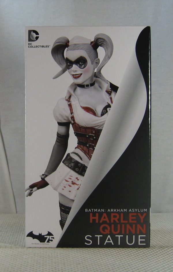 Harley Quinn Arkham Asylum Statue 1st Edition DC Collectible Batman Joker SEALED - Image 2