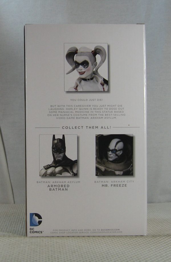 Harley Quinn Arkham Asylum Statue 1st Edition DC Collectible Batman Joker SEALED - Image 4