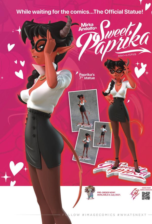 Mirka Andolfo Sweet Paprika Statue Arancia Studio Image Comics BRAND NEW - Image 2