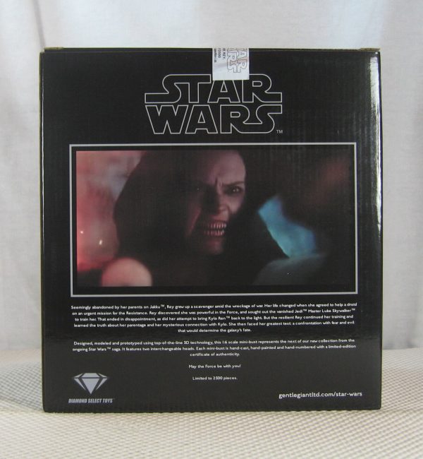 Star Wars The Rise of Skywalker Dark Rey Bust 1451/2500 NYCC Daisy Ridley SEALED - Image 5