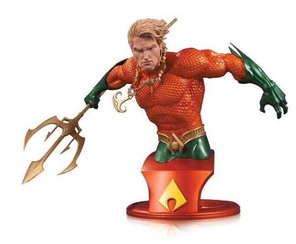 Aquaman Bust DC Comics Super-Heroes Jim Lee New 52 DC Collectibles NEW SEALED