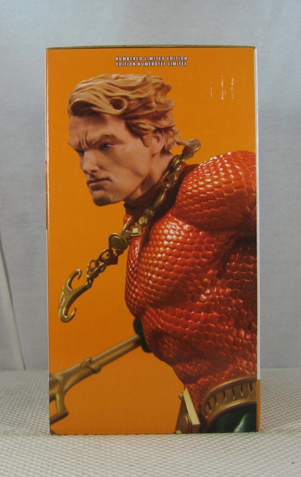 Aquaman Bust DC Comics Super-Heroes Jim Lee New 52 DC Collectibles NEW SEALED - Image 3