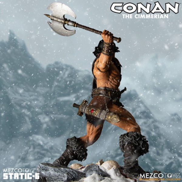 Mezco Static Six Conan the Cimmerian 1/6 Statue NEW SEALED - Image 2