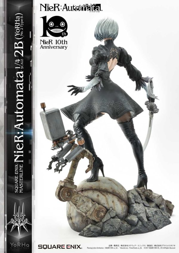 Square Enix Masterline NieR Automata 2B YoRHA No 2 Type B 1/4 Statue NEW SEALED - Image 3