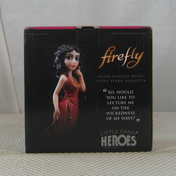 Firefly Little Damn Heroes Inara Serra Maquette QMX NEW SEALED - Image 5