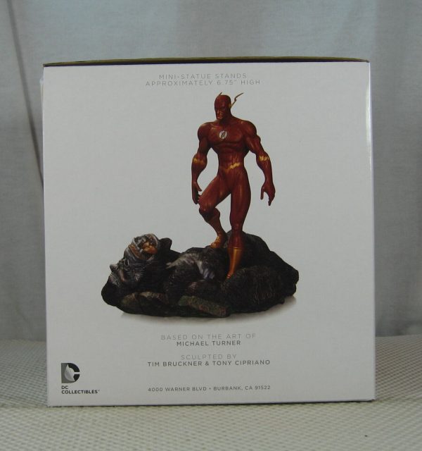 Flash vs Gorilla Grodd Patina Mini Statue DC Comics Michael Turner NEW SEALED - Image 5