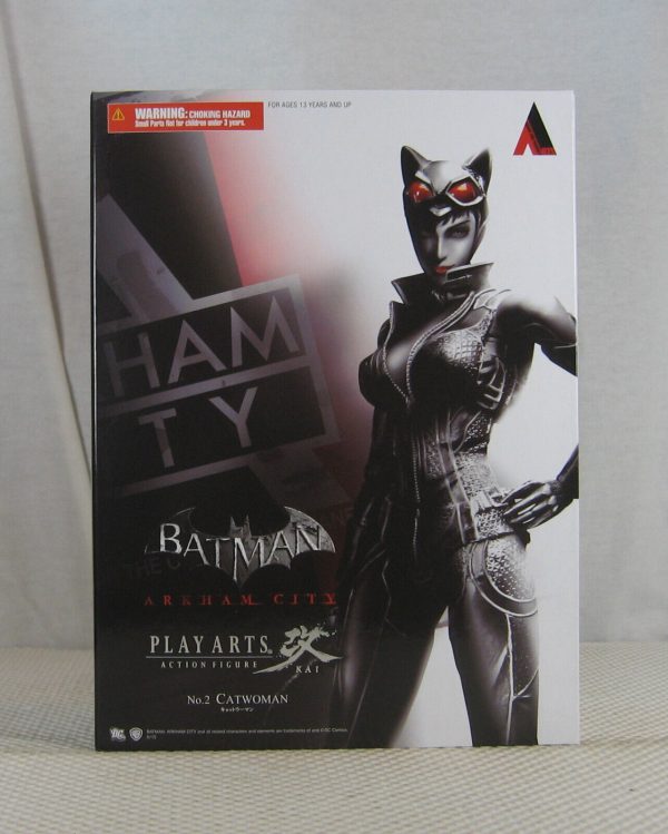 Catwoman Arkham City Square Enix Play Arts Kai Action Figure No. 2 NEW SEALED - Image 3