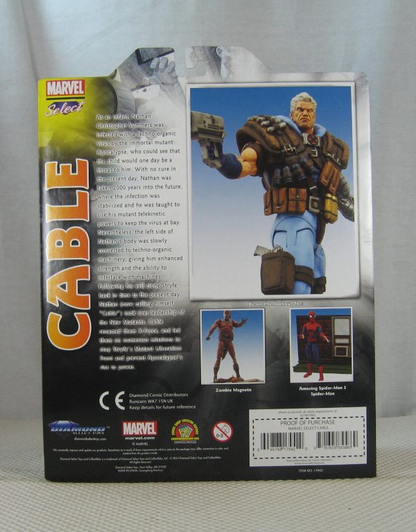 Cable Marvel Select Action Figure Diamond Select Toys X-Force NEW SEALED - Image 5