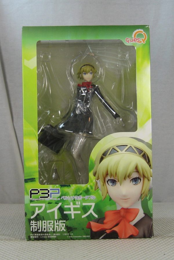 QuesQ Persona 3 Portable Aegis 1/8 Figure School Uniform Version NEW SEALED - Image 5