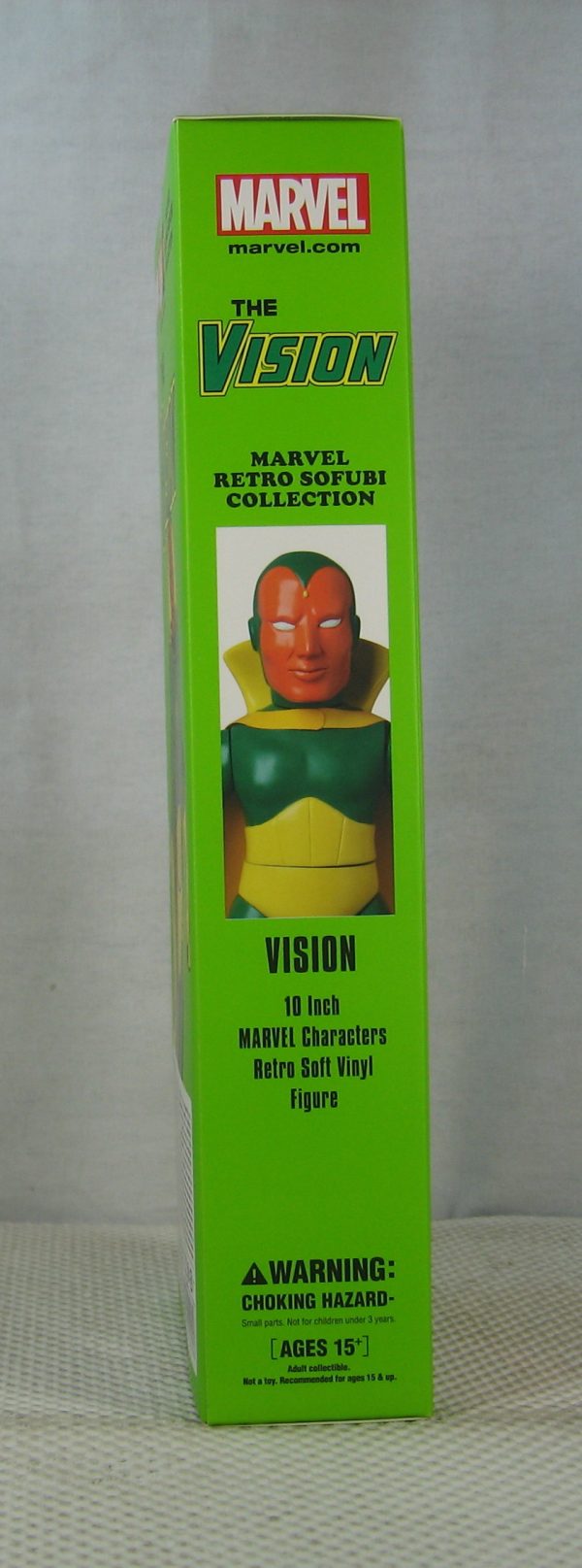 Marvel Hero Retro Sofubi Vision PX Clear Figure 2015 SDCC Medicom NEW SEALED - Image 5