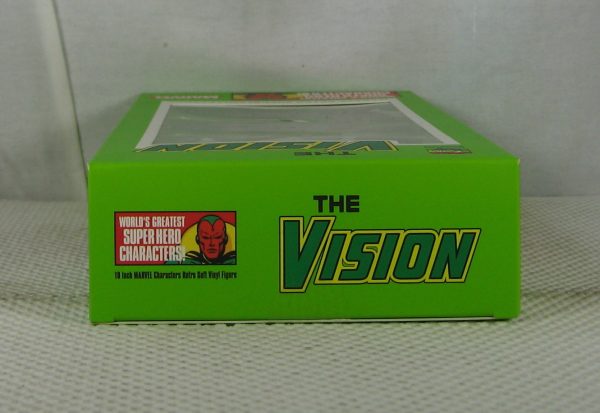 Marvel Hero Retro Sofubi Vision PX Clear Figure 2015 SDCC Medicom NEW SEALED - Image 6