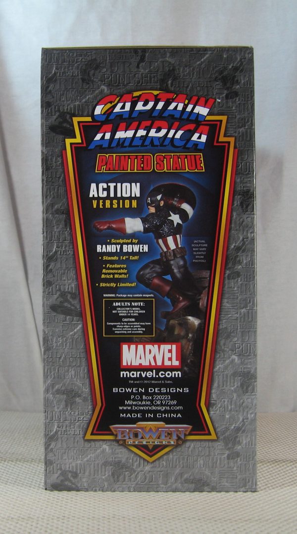 Captain America and Red Skull Action Statue Set Bowen Designs NEW SEALED - Image 5