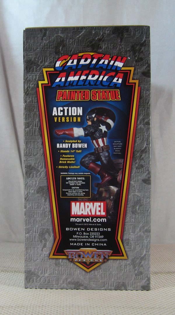 Captain America and Red Skull Action Statue Set Bowen Designs NEW SEALED - Image 7
