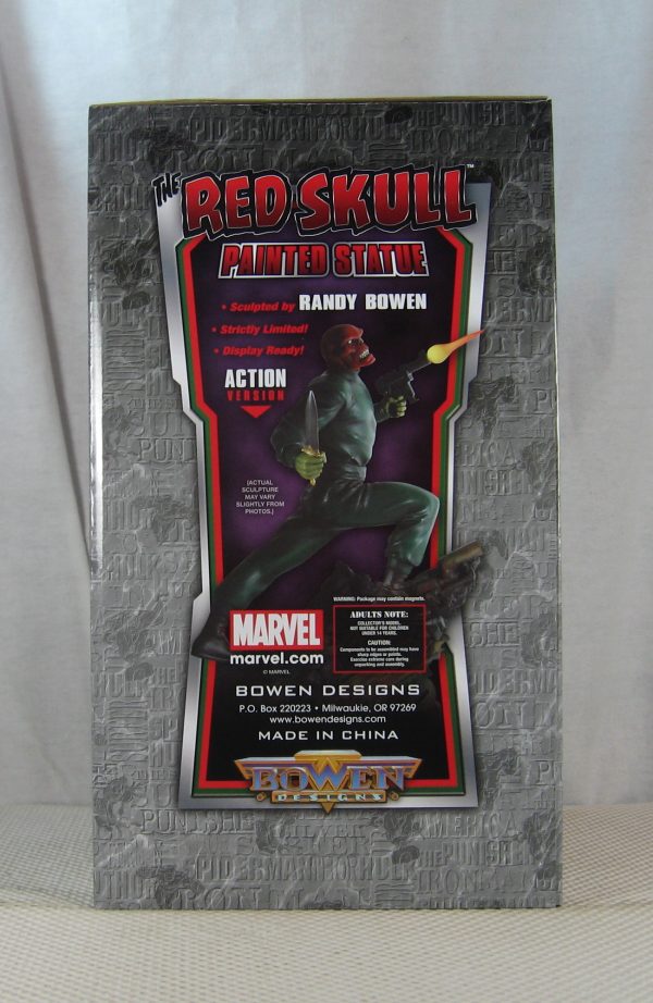 Captain America and Red Skull Action Statue Set Bowen Designs NEW SEALED - Image 12