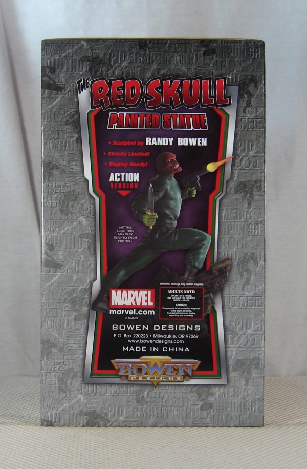 Captain America and Red Skull Action Statue Set Bowen Designs NEW SEALED - Image 14