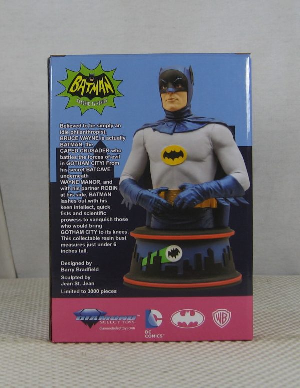 Batman Classic 1966 TV Show Bust 1625/3000 Adam West Diamond Select NEW SEALED - Image 4