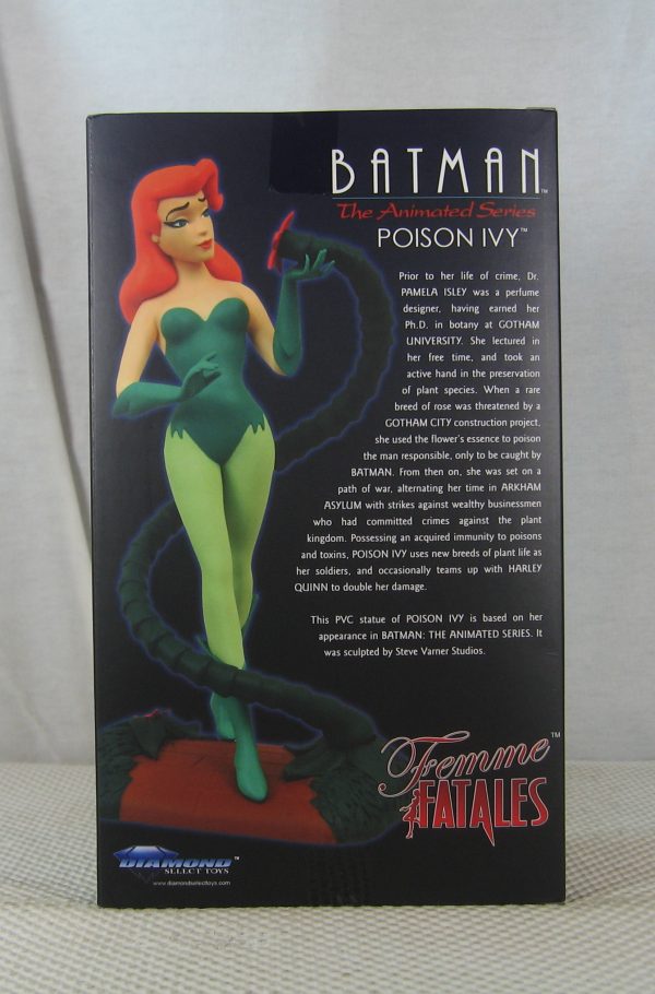 DC Gallery Batman The Animated Series Poison Ivy Figure Femme Fatales NEW SEALED - Image 4