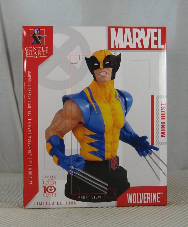 Gentle Giant Wolverine Mini Bust 175/850 Yellow Costume Marvel X-Men NEW SEALED - Image 5
