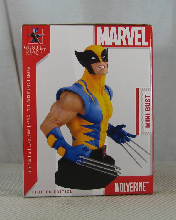 Gentle Giant Wolverine Mini Bust 175/850 Yellow Costume Marvel X-Men NEW SEALED - Image 8