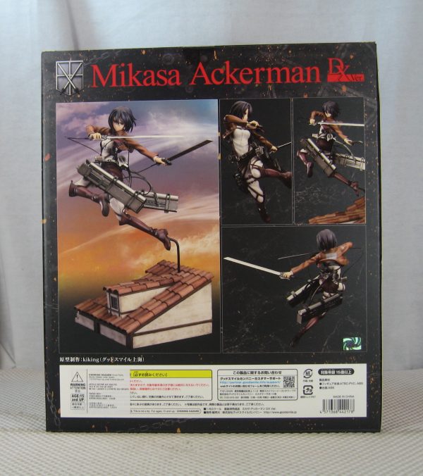 Mikasa Ackerman 1/8 Deluxe Figure Attack on Titan Good Smile 1st Edition NEW SEALED - Image 6