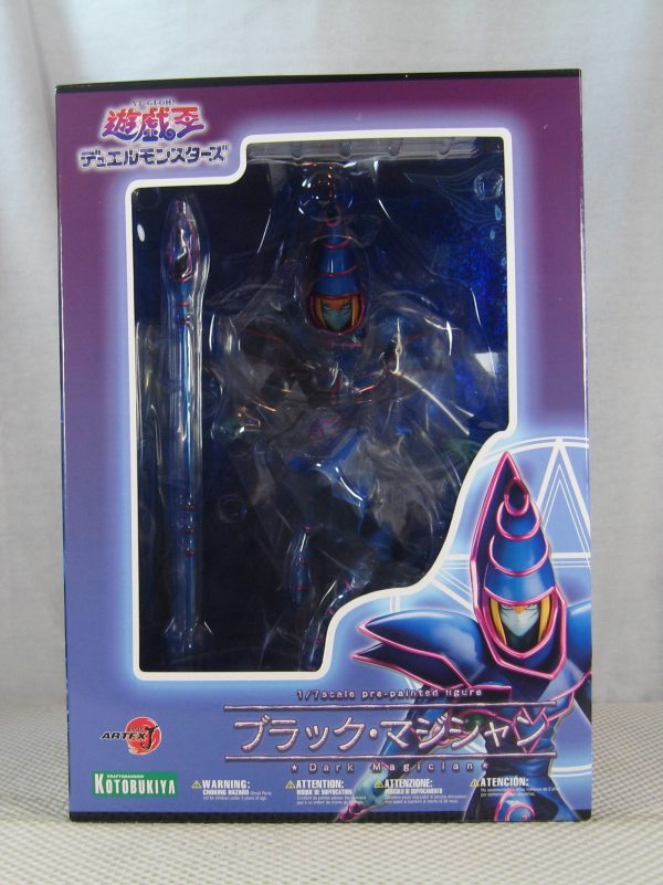 Yu-Gi-Oh! Dark Magician Duel Monsters ARTFX J Statue w/Keychain Kotobukiya NEW - Image 5