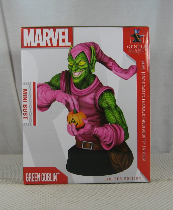 Green Goblin Mini Bust 63/500 Gentle Giant Marvel Spider-Man NEW SEALED - Image 6