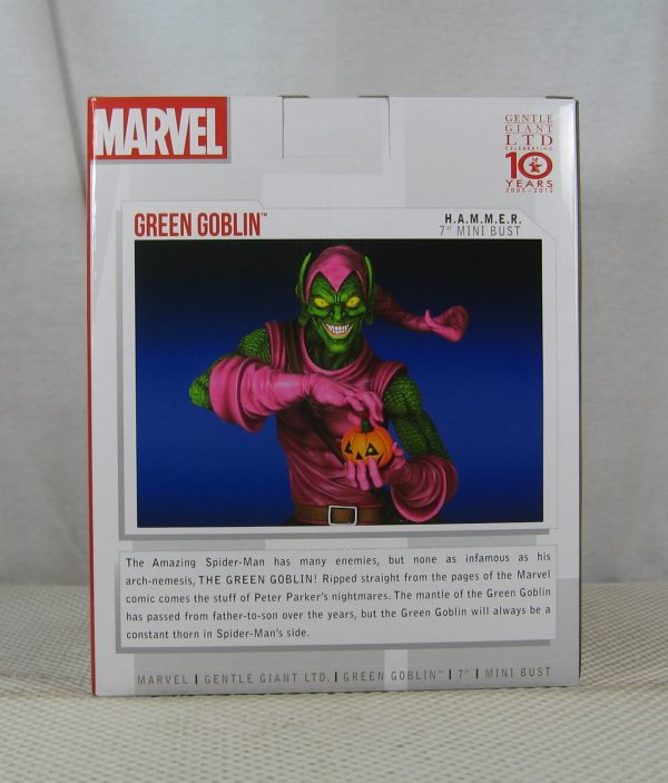 Green Goblin Mini Bust 63/500 Gentle Giant Marvel Spider-Man NEW SEALED - Image 7