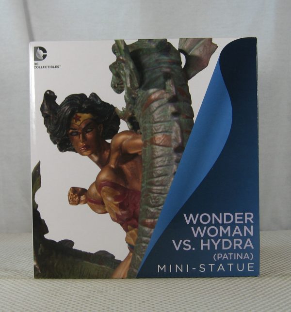 Wonder Woman vs Hydra Patina Mini Statue DC Comics Adam Hughes NEW SEALED - Image 2