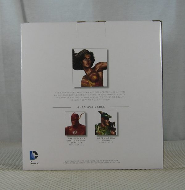 Wonder Woman vs Hydra Patina Mini Statue DC Comics Adam Hughes NEW SEALED - Image 4