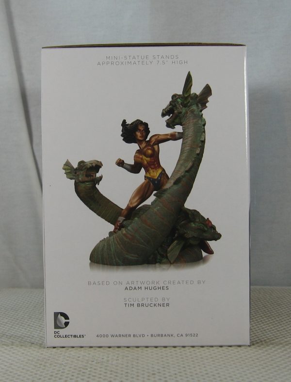 Wonder Woman vs Hydra Patina Mini Statue DC Comics Adam Hughes NEW SEALED - Image 5