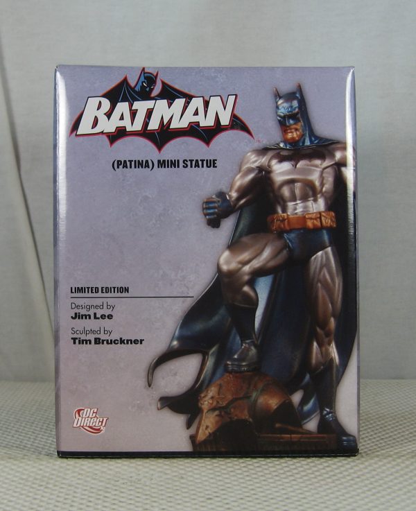 Batman Patina Mini Statue Jim Lee DC Direct Hush SEALED - Image 3