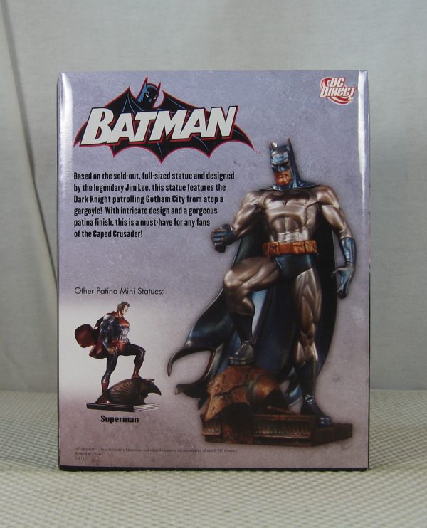 Batman Patina Mini Statue Jim Lee DC Direct Hush SEALED - Image 5