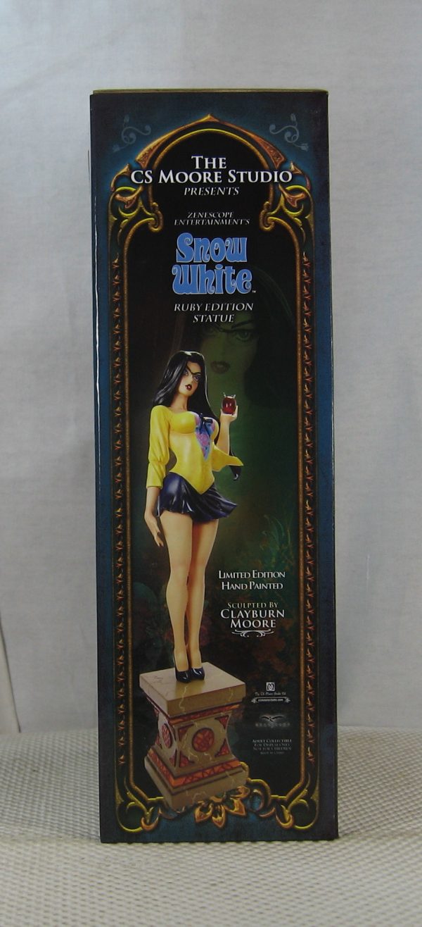 CS Moore Snow White Ruby Edition Statue 133/300 Clayburn Moore NEW SEALED - Image 5