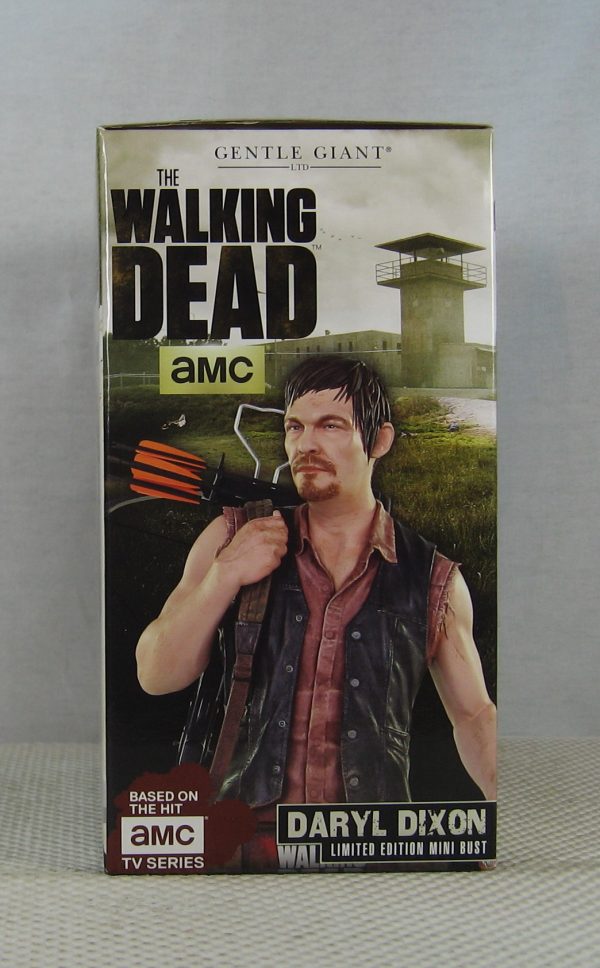 Walking Dead Daryl Dixon Bust 1238/4500 Gentle Giant NEW SEALED - Image 8