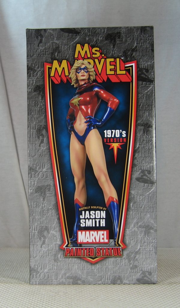 Ms. Marvel Statue 1970's Version 297/750 Bowen Designs NEW SEALED - Image 3