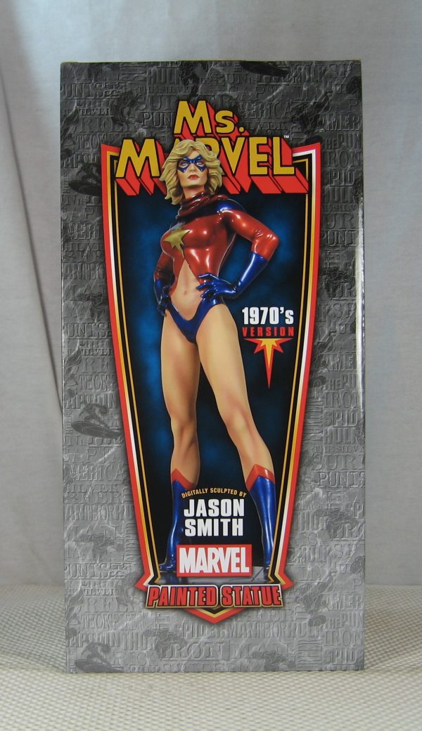Ms. Marvel Statue 1970's Version 297/750 Bowen Designs NEW SEALED - Image 5