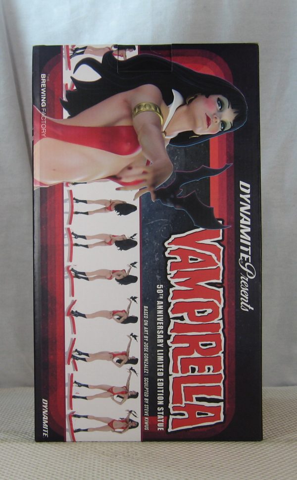 Vampirella Jose Gonzalez Statue 93/706 Dynamite 50th Anniversary NEW SEALED - Image 6