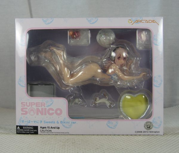 Arcadia Super Sonico Sonico Sweet and Bikini Figure NEW SEALED - Image 4