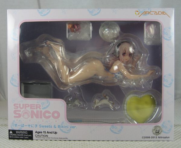 Arcadia Super Sonico Sonico Sweet and Bikini Figure NEW SEALED - Image 10