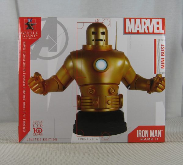 Gentle Giant Iron Man Mark II Mini Bust 06/300 Marvel NEW SEALED - Image 2