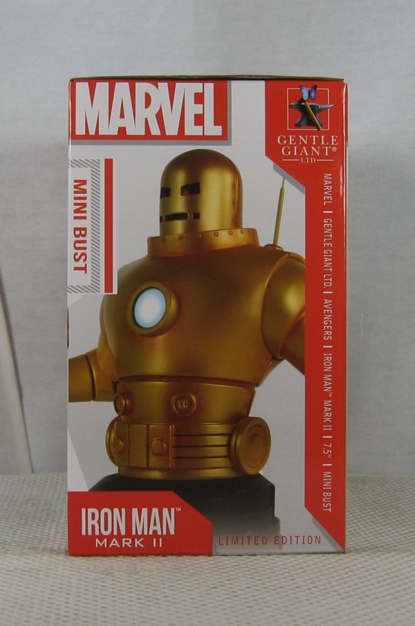 Gentle Giant Iron Man Mark II Mini Bust 06/300 Marvel NEW SEALED - Image 3