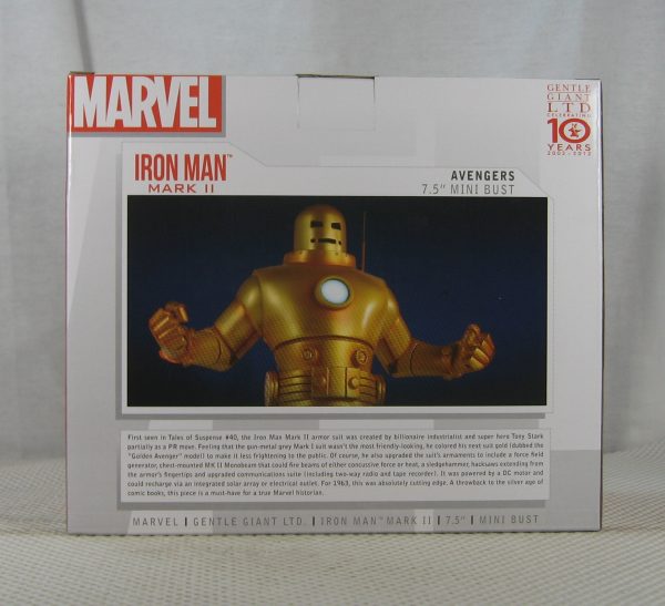 Gentle Giant Iron Man Mark II Mini Bust 06/300 Marvel NEW SEALED - Image 4