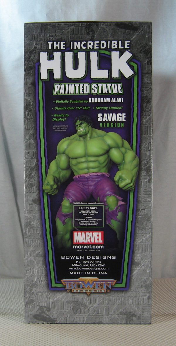 Savage Hulk Statue 709/1900 Bowen Designs Avengers NEW SEALED - Image 6