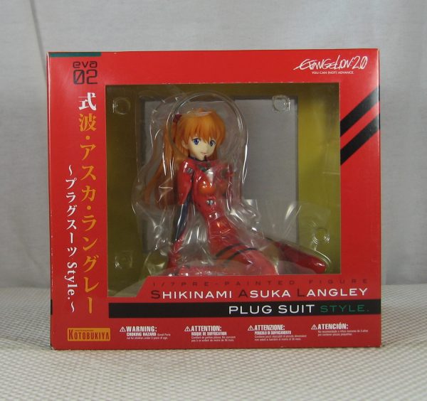 Kotobukiya Evangelion Shikinami Asuka Langley 1/7 Figure Plug-Suit Style NEW SEALED - Image 3