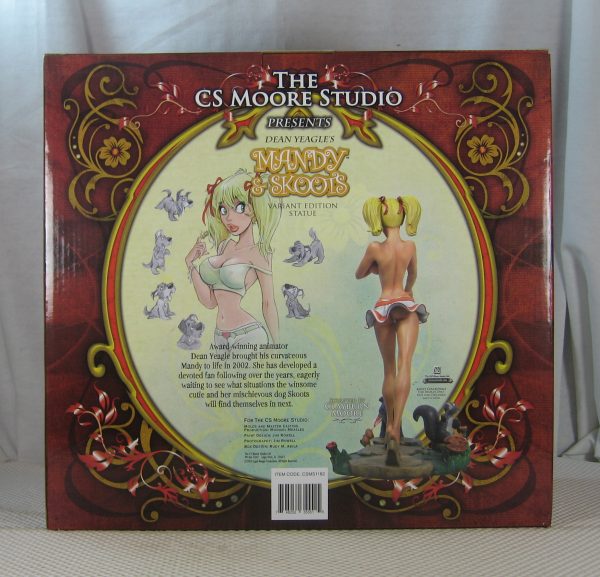 CS Moore Mandy and Skoots Variant Statue 191/500 Dean Yeagle NEW SEALED - Image 8