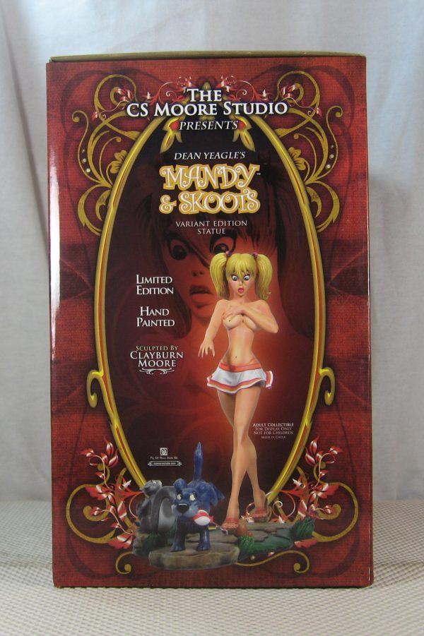 CS Moore Mandy and Skoots Variant Statue 191/500 Dean Yeagle NEW SEALED - Image 9