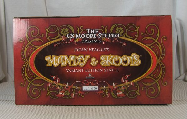 CS Moore Mandy and Skoots Variant Statue 191/500 Dean Yeagle NEW SEALED - Image 10