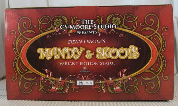 CS Moore Mandy and Skoots Variant Statue 191/500 Dean Yeagle NEW SEALED - Image 13