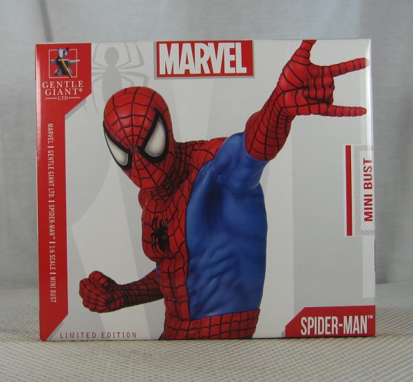 Gentle Giant Spider-Man Mini Bust 890/1200 Classic Red and Blue Suit NEW SEALED - Image 5