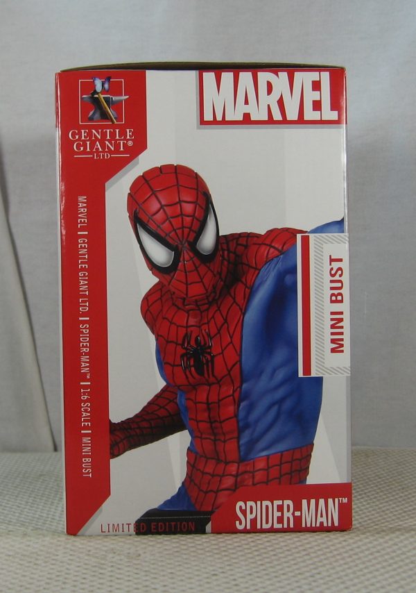 Gentle Giant Spider-Man Mini Bust 890/1200 Classic Red and Blue Suit NEW SEALED - Image 8